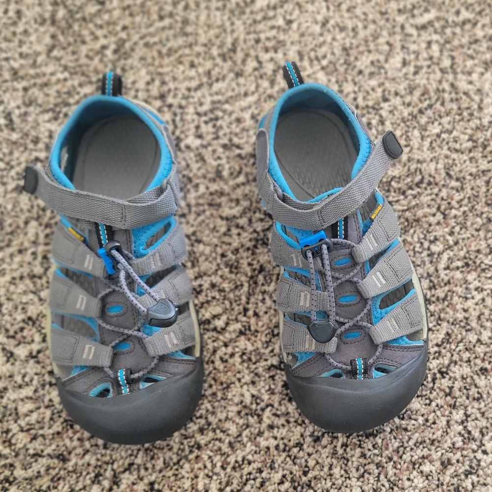 Keen Kids' Gray and Blue Adventure Sandals